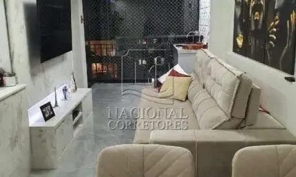 Apartamento com 3 dormitórios à venda, 74 m² -Bairro Campestre - Santo André/SP