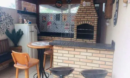 Cobertura com churrasqueira, 2 dormitórios e 2 vagas,104m² no Spazio San Marco – Vila São Pedro