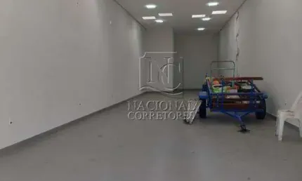 Salão comercial novo para locação no Parque João Ramalho – 125m², 2 banheiros