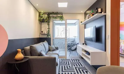 Apartamento de 52m² à venda com móveis planejados na vila scarpelli