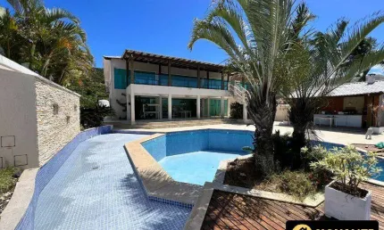 CASA DE LUXO À VENDA COM PROJETO MODERNO, GAMBOA - CABO FRIO