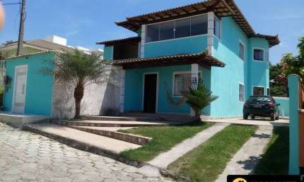 LOCAÇÃO FIXA – CASA COM 4 QUARTOS NO CONDOMÍNIO DOS PÁSSAROS – CABO FRIO