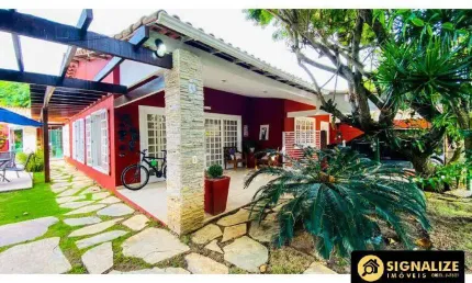 LUXUOSA CASA À VENDA NO CONDOMÍNIO MARINA PALMER – CABO FRIO/RJ