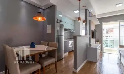 Rr6504 apartamento mobiliado 58m² condomínio vision bethaville - oportunidade - 2 dorms 1 vaga - barueri, sp - ótima localização - próximo de alpha
