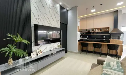 RR0077 Linda Casa 180m² SOLAR DAS ESMERALDAS - OPORTUNIDADE - 3 Dorms 3 Vagas - Nova Odessa, SP - Ótima Localização
