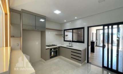 RR0049D LINDA CASA MODERNA A VENDA 204m² - JARDIM RECANTO DAS ÁGUAS - OPORTUNIDADE - 3 Dorms 4 Vagas - Nova Odessa, SP - Ótima Localização