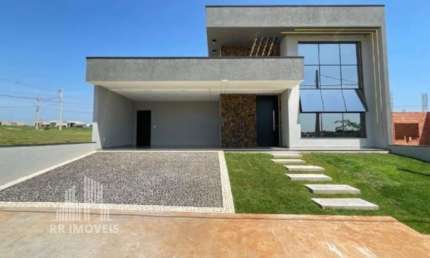RR0047 LINDA CASA MODERNA A VENDA 198m² - JARDIM RECANTO DAS ÁGUAS - OPORTUNIDADE - 3 Dorms 2 Vagas - Nova Odessa, SP - Ótima Localização