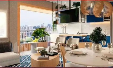 Rr5495 apartamento 45m² condomínio acqua park - oportunidade - 1 dorm 1 vaga - barueri sp - ótima localização - bethaville