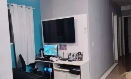 Rr7366 apartamento 49m² condomínio residencial gran solar - oportunidade - 2 dorms 1 vaga - santana de parnaíba, sp - ótima localização - fazendinha