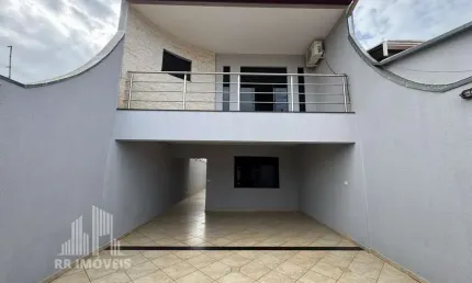 RR0185 Casa 229m² PARQUE NOVO MUNDO - OPORTUNIDADE - 3 Dorms 4 Vagas - Americana, SP - Ótima Localização
