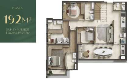 RR7914 Apartamento DUPLEX 192m² CONDOMÍNIO NID ALPHAVILLE - OPORTUNIDADE - 4 Dorms 2 Vagas - Barueri, SP - Ótima Localização - ALAMEDA ARAGUAIA