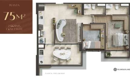 RR7911 Apartamento 75m² CONDOMÍNIO NID ALPHAVILLE - OPORTUNIDADE - 2 Dorms 2 Vagas - Barueri, SP - Ótima Localização - ALAMEDA ARAGUAIA