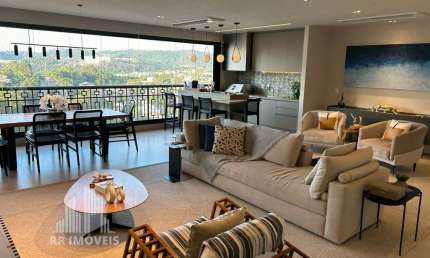 RR7850 Apartamento MOBILIADO 228m² CONDOMÍNIO ATRIA ALPHAVILLE - OPORTUNIDADE - 4 Suítes 4 Vagas - Barueri, SP - Ótima Localização