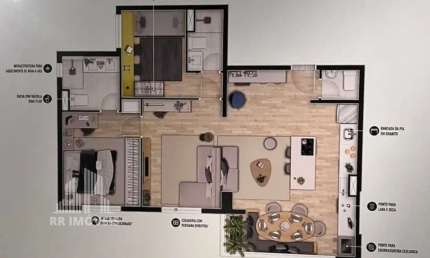 RR8299 Apartamento 81m² CONDOMÍNIO MANACÁ BARUERI - Barueri, SP - 3 Dorms 2 Vagas - OPORTUNIDADE - Ótima Localização - ALDEIA BARUERI