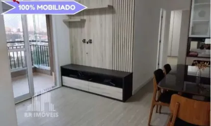 RR8434 Apartamento MOBILIADO 60m² CONDOMÍNIO CENTRAL PARK - OPORTUNIDADE - 2 Dorms 1 Vaga - Barueri, SP - JARDIM TUPANCI - Ótima Localização