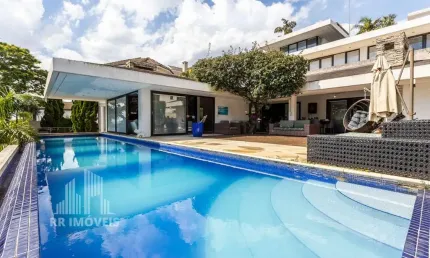 Rr8478 casa 530m² condomínio residencial 8 - oportunidade - 5 suítes 3 vagas - santana de parnaíba, sp - ótima localização - alphaville