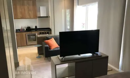 Rr8494 apartamento mobiliado 51m² condomínio trix housing - oportunidade - 1 suíte 1 vaga - barueri, sp - ótima localização - tamboré