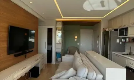 Rr8533 apartamento mobiliado 64m² condomínio aruanã 601 - oportunidade - 2 suítes 1 vaga - barueri, sp - ótima localização - tamboré