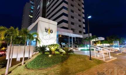 Apartamento mobiliado 1 suíte para locação no Trio Home