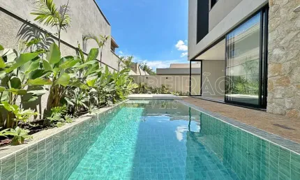 Sobrado com piscina à venda em condomínio 04 suítes 04 vagas loteamento terras de florença