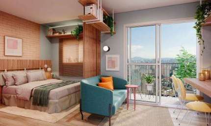 Viva Benx Casa do Ator Vila Olímpia Studio à venda de 24m²