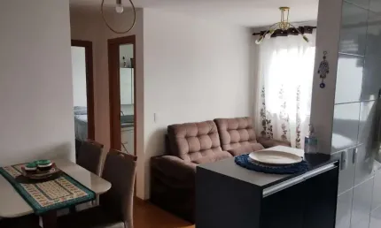 Apartamento 02 dormitórios 1 banheiro e vaga coberta em São Mateus  no condomínio Residencial San Mateo