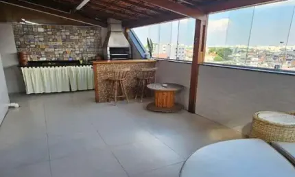 COBERTURA DUPLEX  - 4 DORMITÓRIOS , 1 SUITE , SALA , 2 BANHEIROS E 1 VAGA DE GARAGEM - SÃO JOÃO CLÍMACO  - SP.