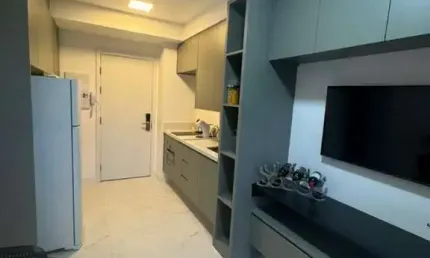 Apartamento à venda no brooklin paulista, são paulo-sp: 1 quarto, 1 suíte, 1 banheiro, 28m² de área. imperdível!
