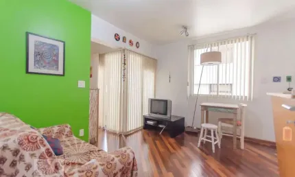 Apartamento à Venda - Santa Cecília, 1 Quarto,  40 m2
