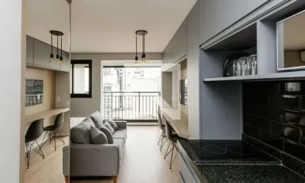 Apartamento à Venda - Santa Cecília, 1 Quarto,  27 m2
