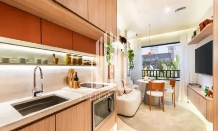 Apartamento à venda na Vila Olímpia, São Paulo-SP: 1 quarto e 25m² de área!