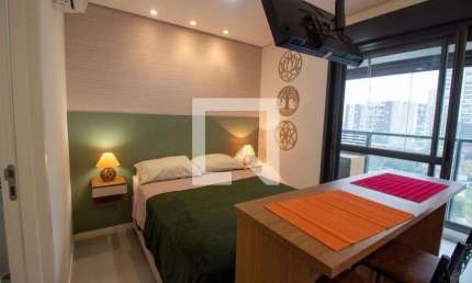 Apartamento à Venda - Chácara Santo Antonio, 1 Quarto,  28 m2