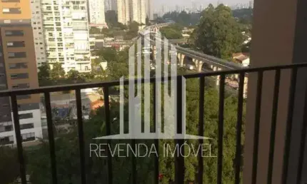 Apartamento à venda em são paulo - sp, no campo belo: 1 quarto, 27,00 m² de área, 200 metros estação campo belo