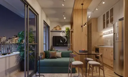 Condomínio Today Perdizes . Apartamento com 29m² 1 Dormitório, 1 banheiro