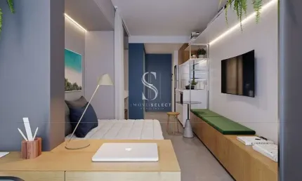 EDÍFICIO CO.NEXT LIBERDADE - STUDIO - 19,74 M2 À VENDA - 1 BANHEIRO E 1VARANDA - BAIRRO DA LIBERDADE