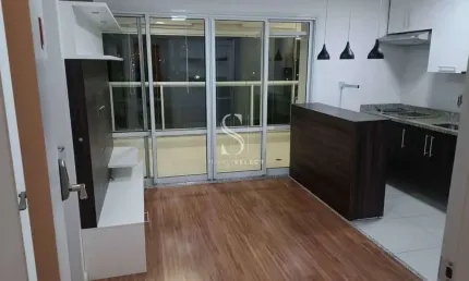 Viaza, apartamento com 43m², 1 dormitório ( 1 suíte ), 2 banheiros, 1 vaga de garagem no campo belo.