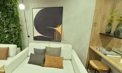 Condomínio zip blooklin na vila cordeiros, studio residencial de 24m² com varanda, sem vaga.