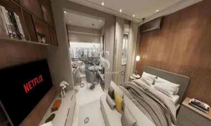 Condomínio living concept panamby morumbi, apartamento de 50m² com 1 dormitórios, 1 vaga.