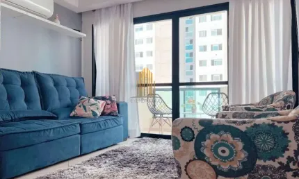 Condomínio edifício riverside em santo amaro, apartamento de 63m², 2 dormitórios, varanda e 1 vaga à