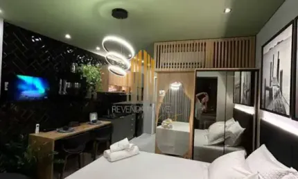 EDIFICIO LA CASA BROOKLIN- APARTAMENTO DE 24m² COM 1 DORMITÓRIO , 1 BANHEIRO , VARANDA E NÃO POSSUI