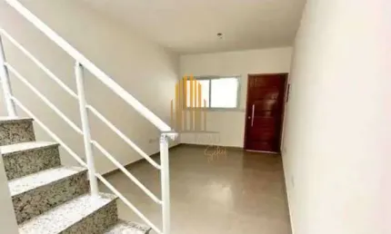 Vila Mascote, Sobrado Residencial de 110m² com 3 dormitórios, 1 suíte,  portão eletrônico, 2 vagas.