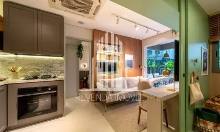 Apartamento à venda em Santo Amaro, São Paulo-SP: 1 quarto, 1 banheiro, 1 vaga, 42,53 m² de área. Venha conhecer!