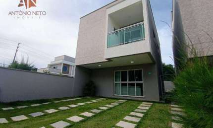 Casa em condomínio fechado com 3 dormitórios à venda, 105 m² por R$ 585.000 - Eusébio - Eusébio/CE