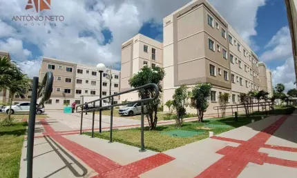 Apartamento com 2 dormitórios para alugar, 40 m² por R$ 1.401,87/mês - Messejana - Fortaleza/CE
