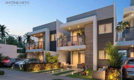Casa com 4 dormitórios à venda, 131 m² por R$ 824.225,10 - Pires Façanha - Eusébio/CE