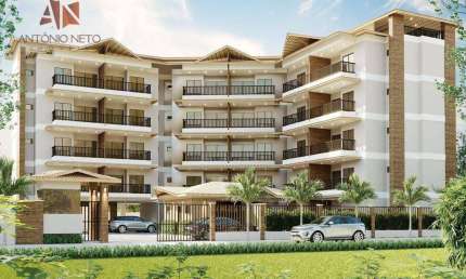 Apartamento com 2 quartos à venda na Avenida Dos Golfinhos, 24, Porto das Dunas, Aquiraz