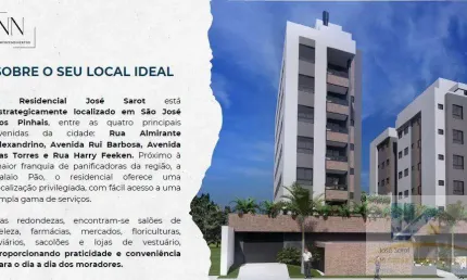 Apartamento Garden para Venda em São José dos Pinhais, Boneca do Iguaçu, 2 dormitórios, 1 suíte, 2 banheiros, 2 vagas