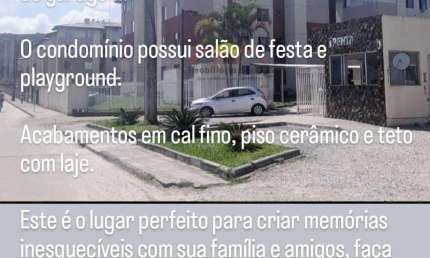 Apartamento 02 quartos, 1 vaga, por R$ 105.000,00, Joinville-SC