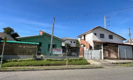 Terreno com casa no portão, 224 m², por r$ 398.000,00