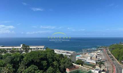 Apartamento 4 suítes à venda, 198 m2, linda vista mar, prédio padrão luxo!!! Morro do Gato, Barra,